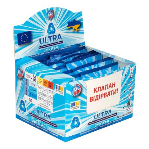 Средство моющее порошкообразное для стирки ULTRA UNIVERSAL CONCENTRATE, саше 250г