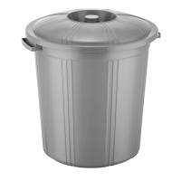Бак для мусора с крышкой 50л d-420 h-460 AKAY Plastik