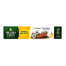 Зубная паста "Лесная сила" ромашка+облепиховое масло Herbal Balance 75мл