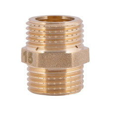 Нипель латунный 1/2"нн (желт.) SD4071515 Standart Thermo Alliance