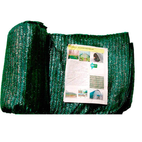 Сетка затеняющая 85% затенение, 6х50м рулон Odis Green Shadow