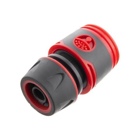 Коннектор 1/2 для шланга 1/2 INTERTOOL черный (60шт в уп)