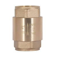 Обратный клапан с латунным штоком 1/2"ВВ Slim Base TAB240W15S Thermo Alliance