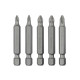 Набор бит 5шт. 50мм*1/4in (PH1, PH2, PZ1, PZ2) S2, Storm Intertool
