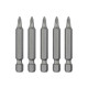 Набор бит 5шт. 50мм*1/4in, PZ1, S2, Storm Intertool