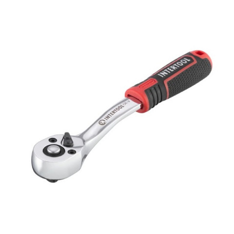 Рукоятка с храповым механизмом 1/4in, 72 зуба, Cr-V, Storm Intertool