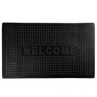 Коврик придверный 45*75см, резиновый, прямоугольный Welcome