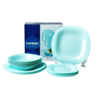 Набор столовый стеклокерам.18пр,Carine Light Turquoise LUMINARC