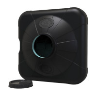 Бочка душ пластикова 100л, плоска ДхШхВ 75,6х75,6х31,5см EURO PLAST/LITOLAN