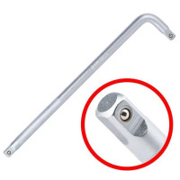 Вороток L-подібний 1/2" 400 мм, Cr-V. STORM Intertool