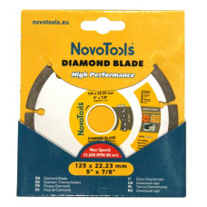 Диск алмазний NovoTools Basic 125 мм * 7 мм * 22,23 мм Сегмент