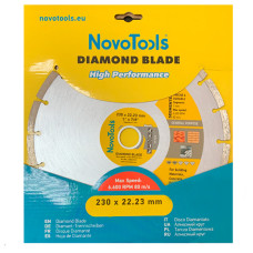 Диск алмазний NovoTools Basic 230 мм * 7 мм * 22,23 мм Сегмент