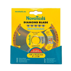 Диск алмазний NovoTools Standard 230 мм*7 мм*22,23 мм Турбо