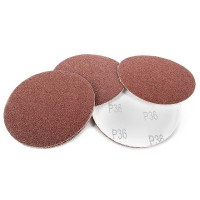 Диск наждачный самоклеющийся (на липучке) 125мм, К36(10шт) Intertool