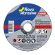 Круг відрізний для металу + нерж.NOVOABRASIVE STANDART 125х1.0х22.23мм