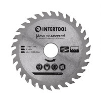 Диск пильний INTERTOOL 115х22.23мм 30Т з напайками