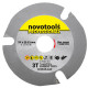 Диск пильний для УШМ 125х22.23мм трьох зубний Novotools Professional