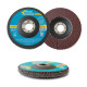 Диск шліфувальний пелюстковий NOVOABRASIVE 125х22.23мм Р120 Т27 15шт*уп
