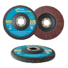Диск шліфувальний пелюстковий NOVOABRASIVE 125х22.23мм Р36 Т27 10шт*уп