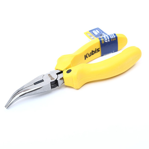 Довгогубці вигнуті 160 мм Gripper, C55, HRC 45-50