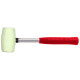 Киянка гум. 680г, d=80мм, біл.різ, мет.ручка (5шт/уп) Intertool