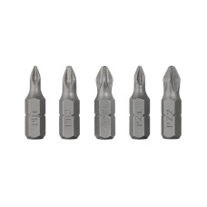 Набір біт 5шт. PH1, PH2, PZ1, PZ2 1/4in*25мм, S2, STORM INTERTOOL