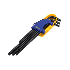 Набір ключів торцевих TORX 9 шт довгі, T10, T15, T20, T25, T27, T30, T40, T45, T50, CrV