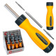 Викрутка 4в1 універс.(PH1;2/SL5;6) Intertool (12шт/уп)