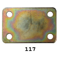 Пластина кріпильна № 37 (50х35х1мм) (50шт. в уп.)