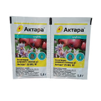 Препарат Актара 1,4г ТМ SYNGENTA (2 шт. у спайці) інсектицид 100шт. в уп.