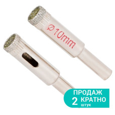 Свердло корончате по склу та кераміці 10мм Sigma (2шт/уп)