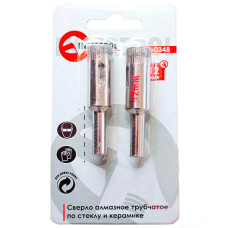Свердло корончате по склу та кераміці 12мм Intertool (2шт/уп)