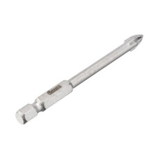 Свердло по склу та кераміці 6 мм HEX 1/4'' (6.35 mm) Intertool