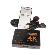 Світч HDMI 3 входи перемикається на 1 вихід ULTRA HD 4K