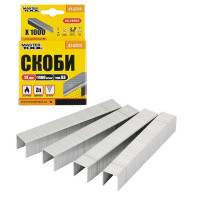 Скоба 14мм, 11,3ммх1,2мм розжарена (1000шт) MASTERTOOL