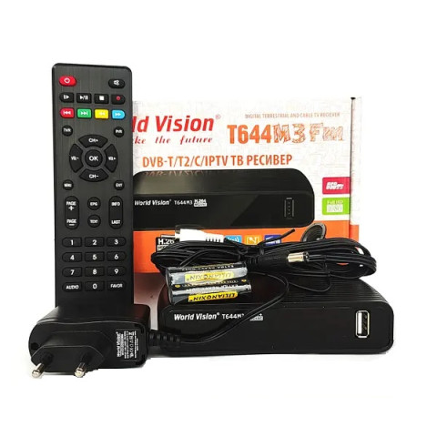 Т2 ресивер World Vision T644M3 FM
