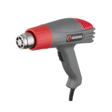 Технічний фен 2000 Вт 2 режими 400-600С 300-500л.хв. INTERTOOL DT-2416