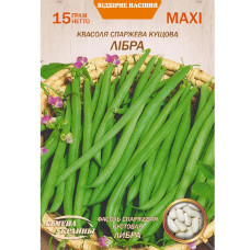Квасоля кущова ЛІБРА 15г Максі (10 пачок) ТМ НАСІННЯ УКРАЇНИ