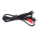 Шнур стерео 2RCA-jack 3.5мм 1,2м