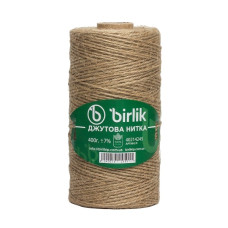 Шпагат джут натуральний 400г х 400м BIRLIK
