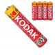 Батарейка Kodak сольова R3 ААА, міні-пальчикова (4/60/2400шт) плівка