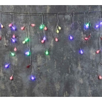 Гірлянда штора 80 LED "Кульки 18мм" 3м * 0,8 м, мульти RB/RG (40)