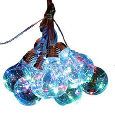 Гірлянда штора 80 LED "Кульки 18мм" 3м * 0,8 м, мульти RB/RG (40)